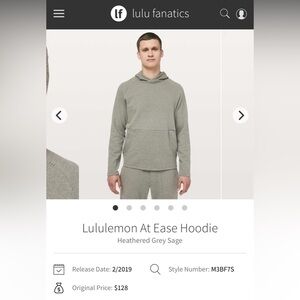 Lululemon At Ease Hoodie